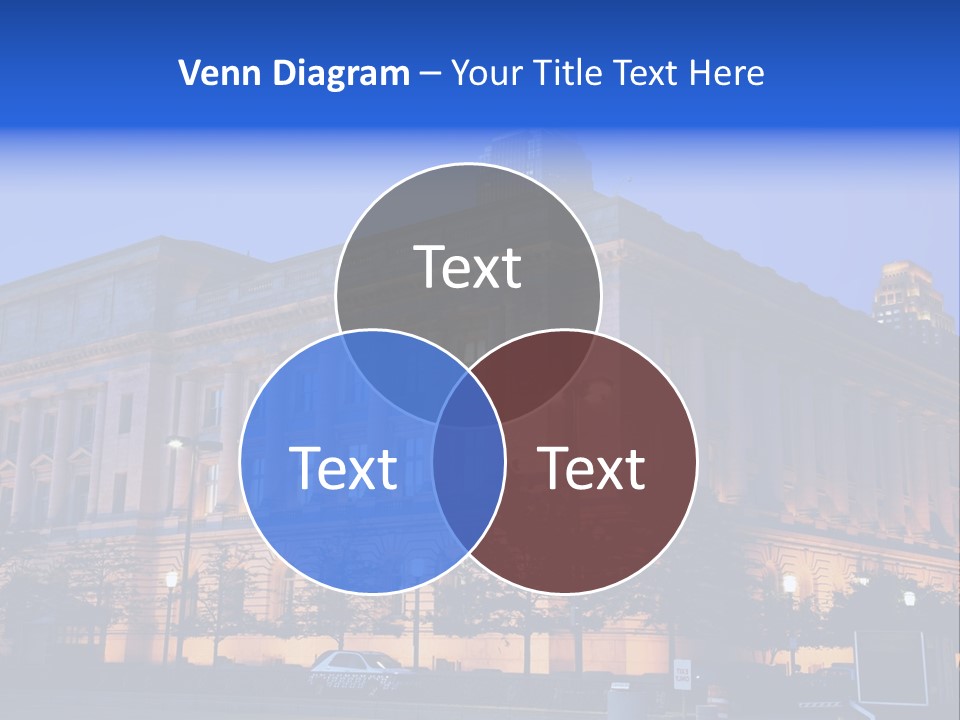 Cleveland Usa Hall PowerPoint Template