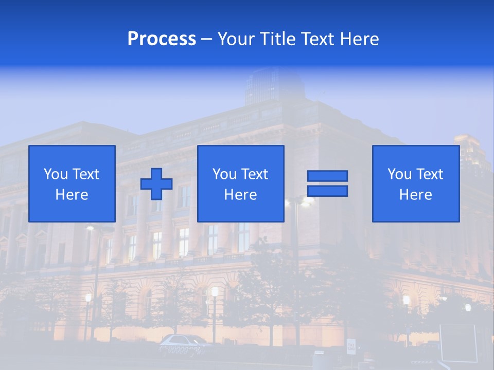 Cleveland Usa Hall PowerPoint Template