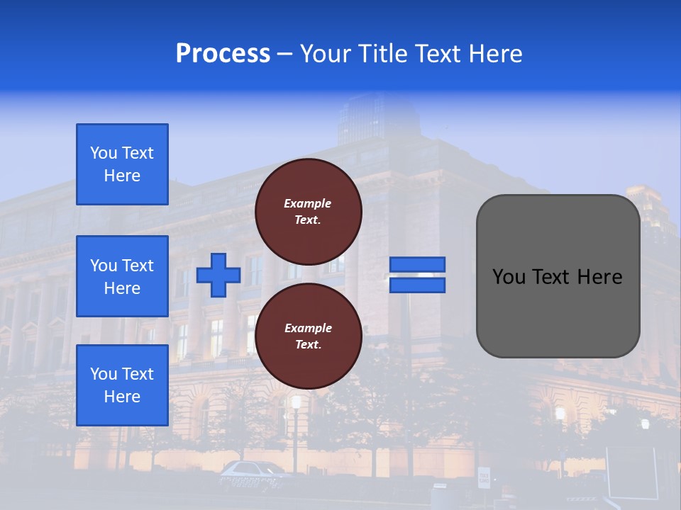 Cleveland Usa Hall PowerPoint Template