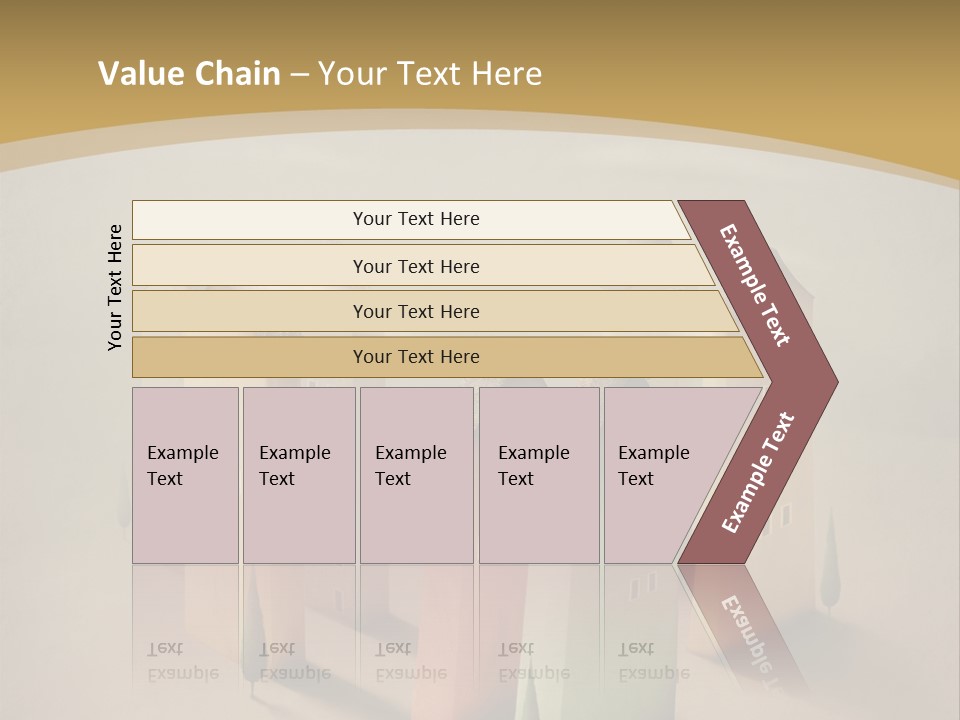 Card Fantasy Roof PowerPoint Template
