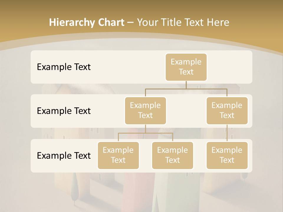 Card Fantasy Roof PowerPoint Template