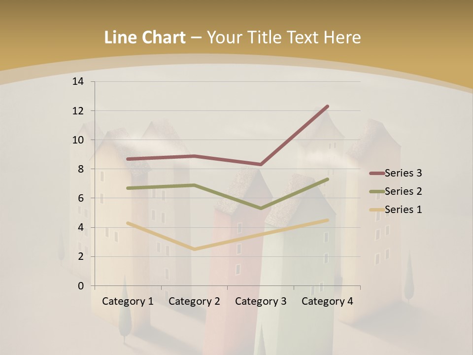 Card Fantasy Roof PowerPoint Template