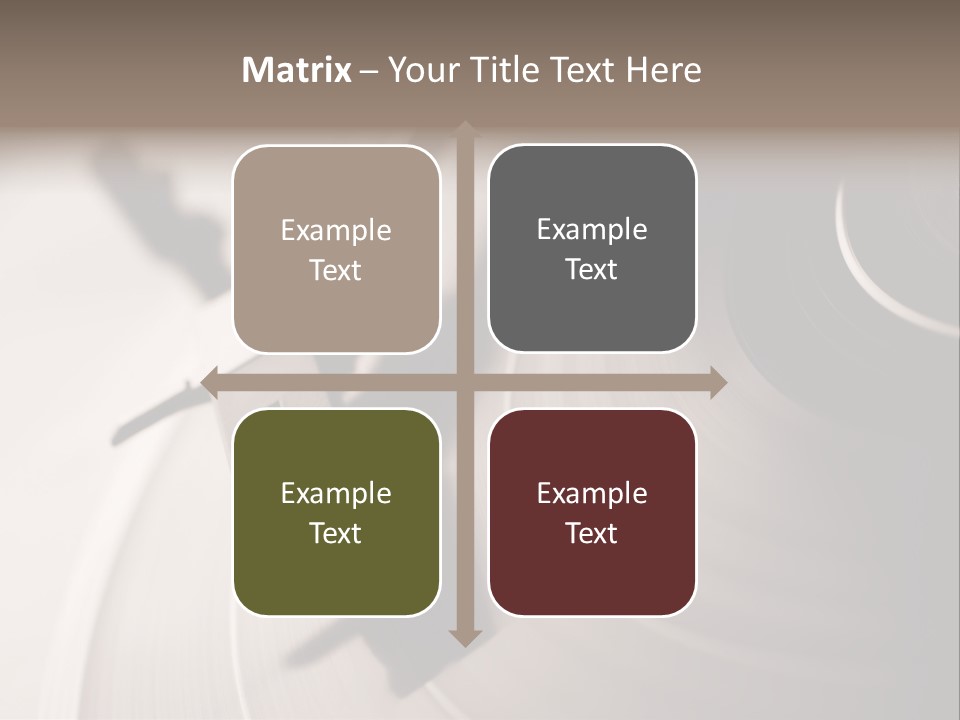 Atmosphere Stylus Sepia PowerPoint Template