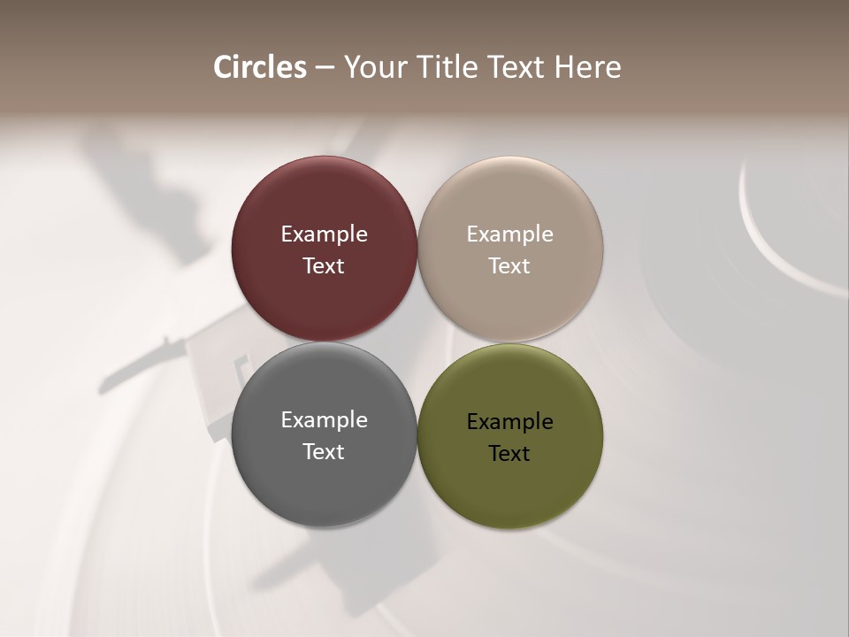 Atmosphere Stylus Sepia PowerPoint Template