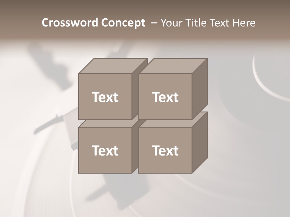 Atmosphere Stylus Sepia PowerPoint Template