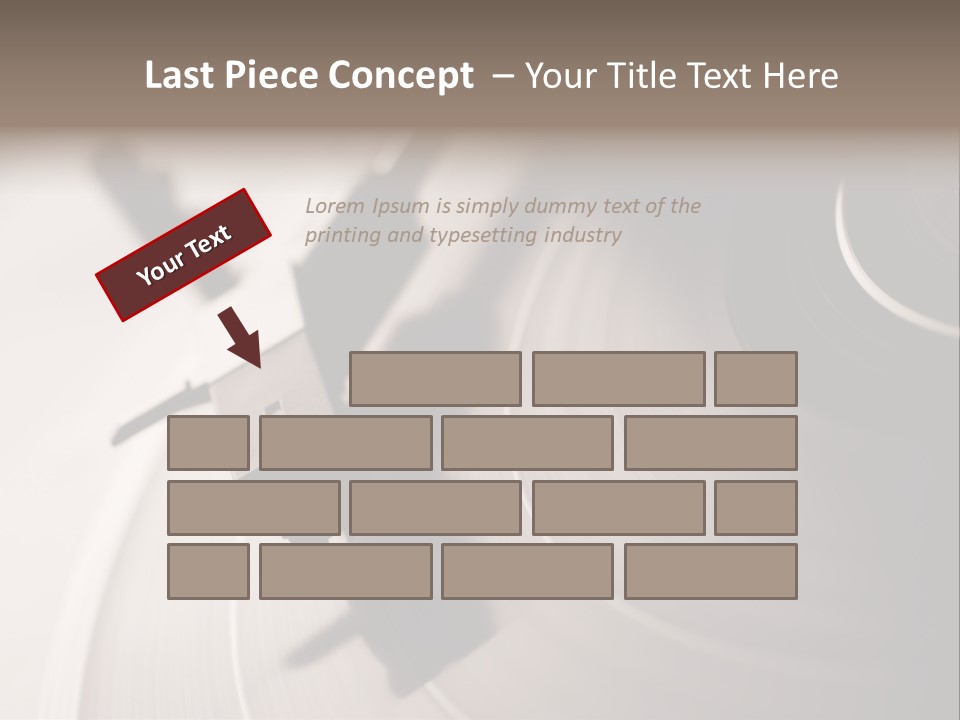 Atmosphere Stylus Sepia PowerPoint Template