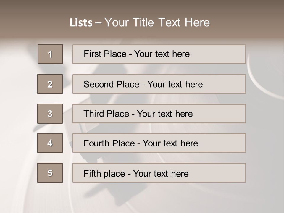 Atmosphere Stylus Sepia PowerPoint Template