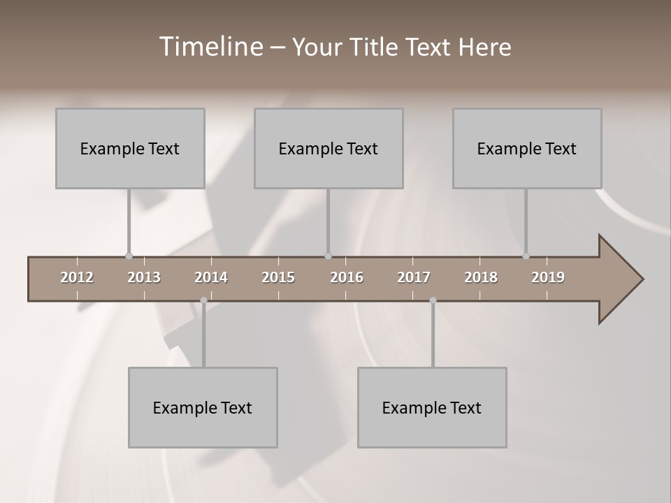 Atmosphere Stylus Sepia PowerPoint Template