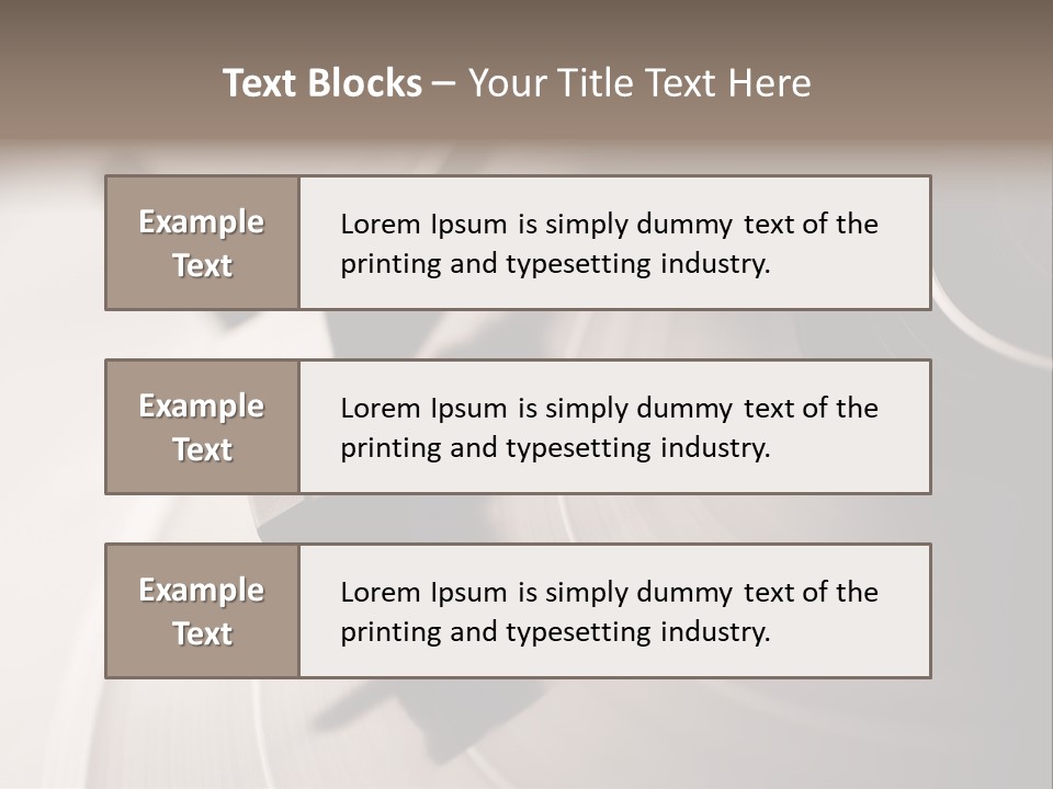 Atmosphere Stylus Sepia PowerPoint Template