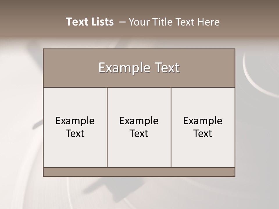 Atmosphere Stylus Sepia PowerPoint Template