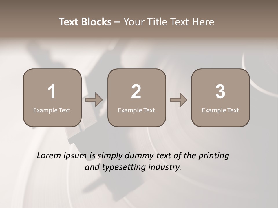 Atmosphere Stylus Sepia PowerPoint Template