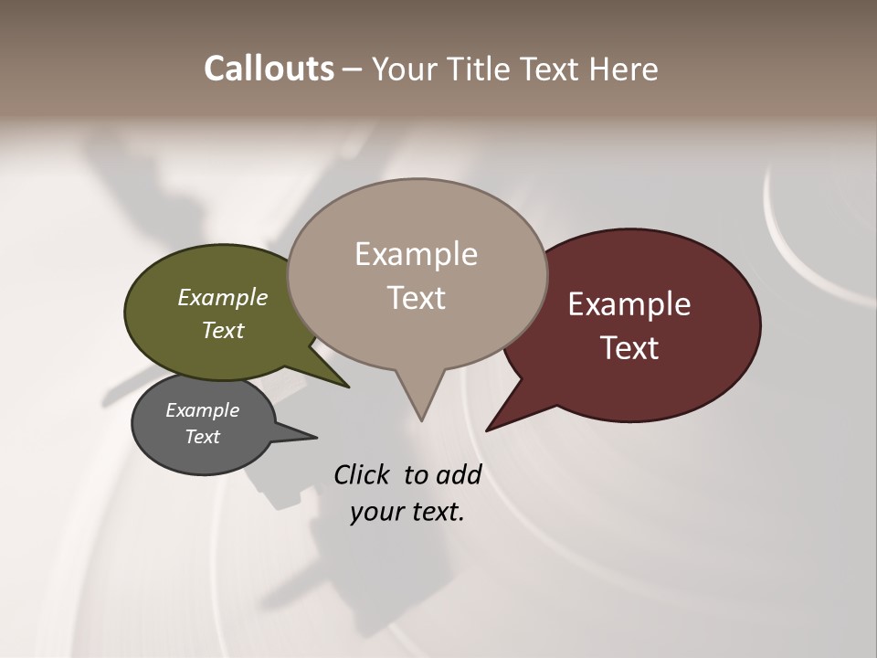 Atmosphere Stylus Sepia PowerPoint Template