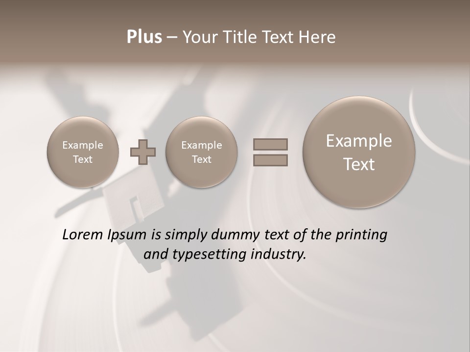 Atmosphere Stylus Sepia PowerPoint Template