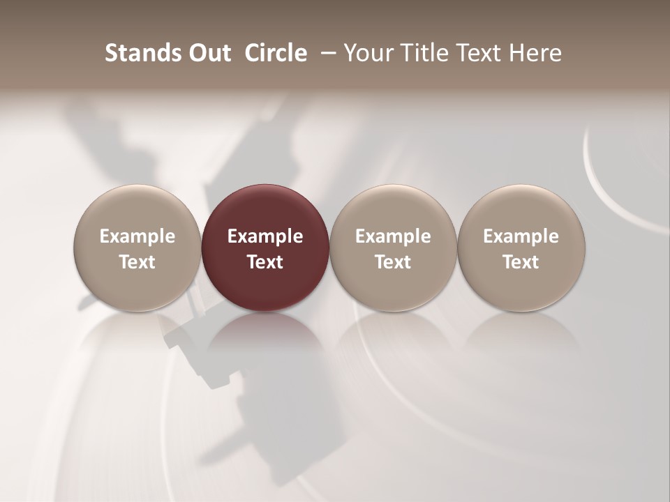 Atmosphere Stylus Sepia PowerPoint Template