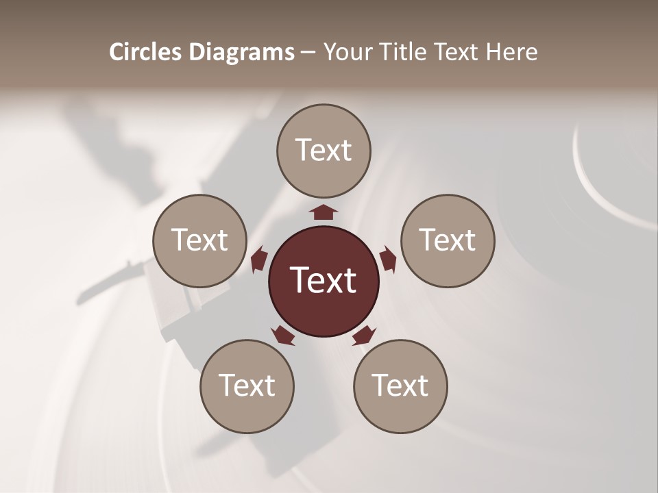 Atmosphere Stylus Sepia PowerPoint Template