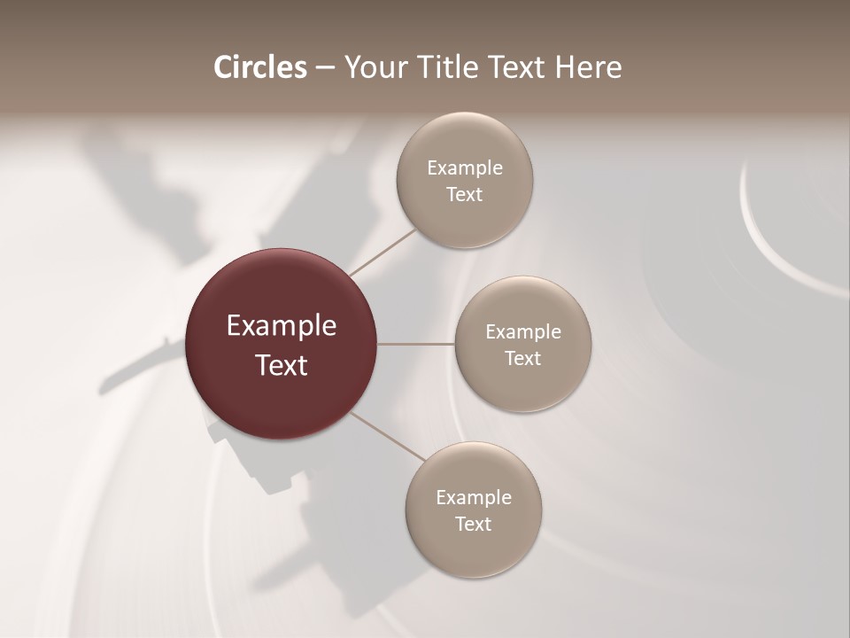 Atmosphere Stylus Sepia PowerPoint Template