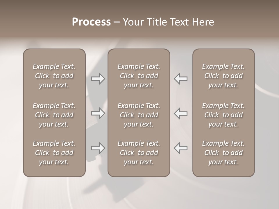 Atmosphere Stylus Sepia PowerPoint Template
