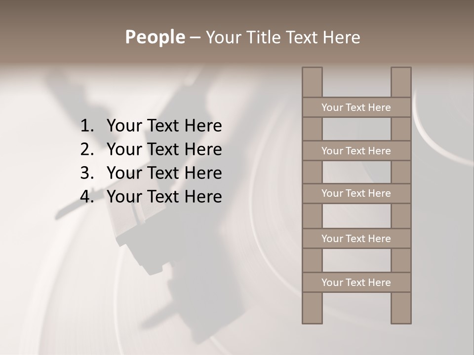 Atmosphere Stylus Sepia PowerPoint Template