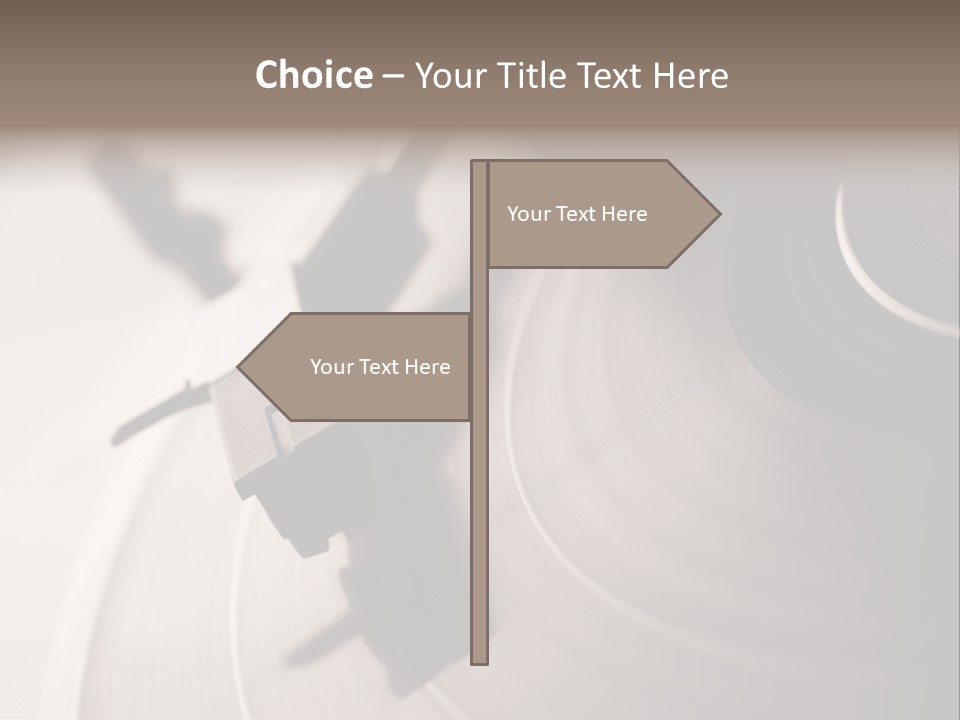 Atmosphere Stylus Sepia PowerPoint Template