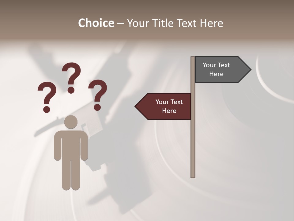 Atmosphere Stylus Sepia PowerPoint Template