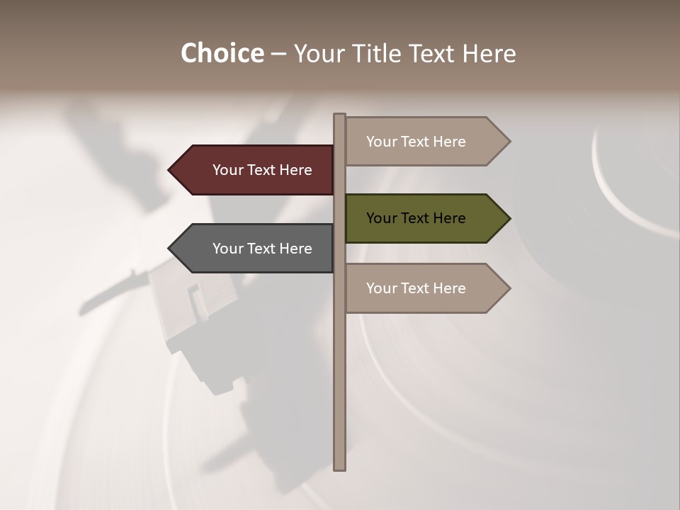 Atmosphere Stylus Sepia PowerPoint Template