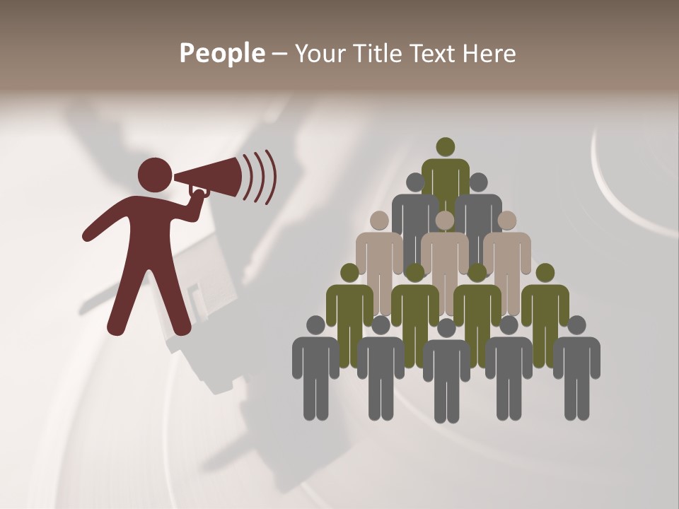 Atmosphere Stylus Sepia PowerPoint Template