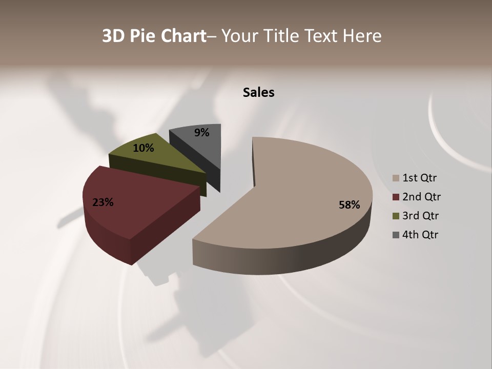 Atmosphere Stylus Sepia PowerPoint Template