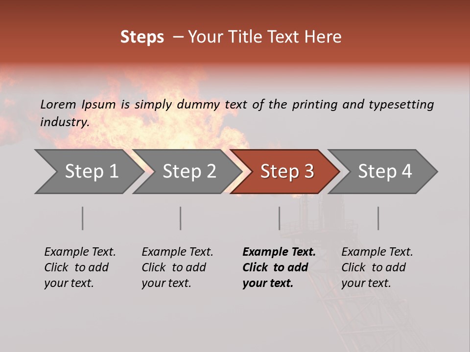 Derrick Steel Vapor PowerPoint Template