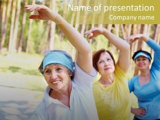 White Energetic People PowerPoint Template