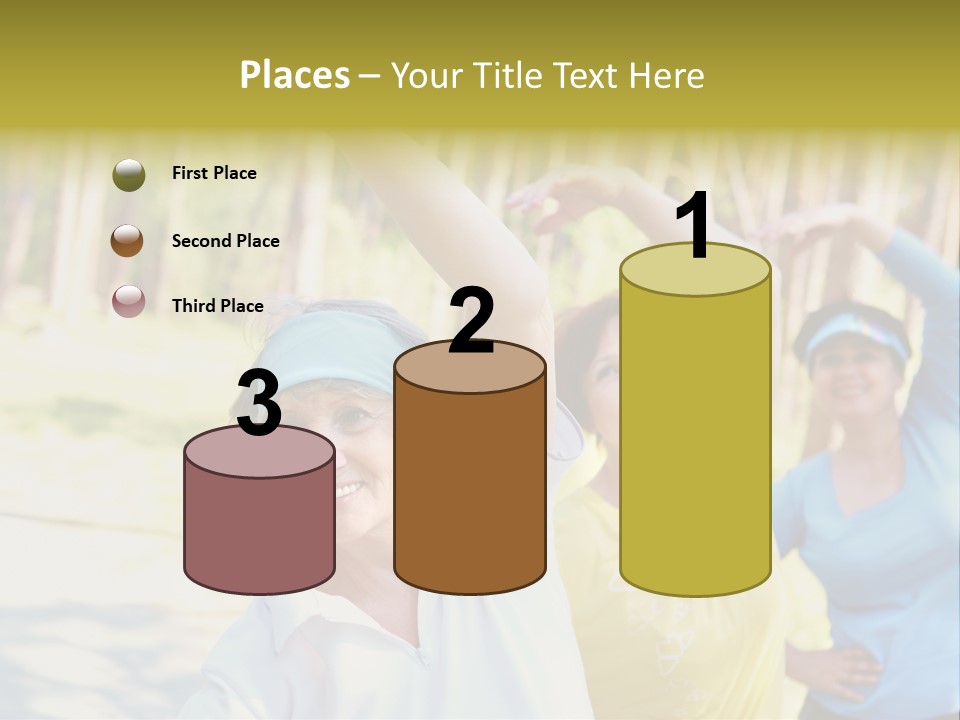 White Energetic People PowerPoint Template