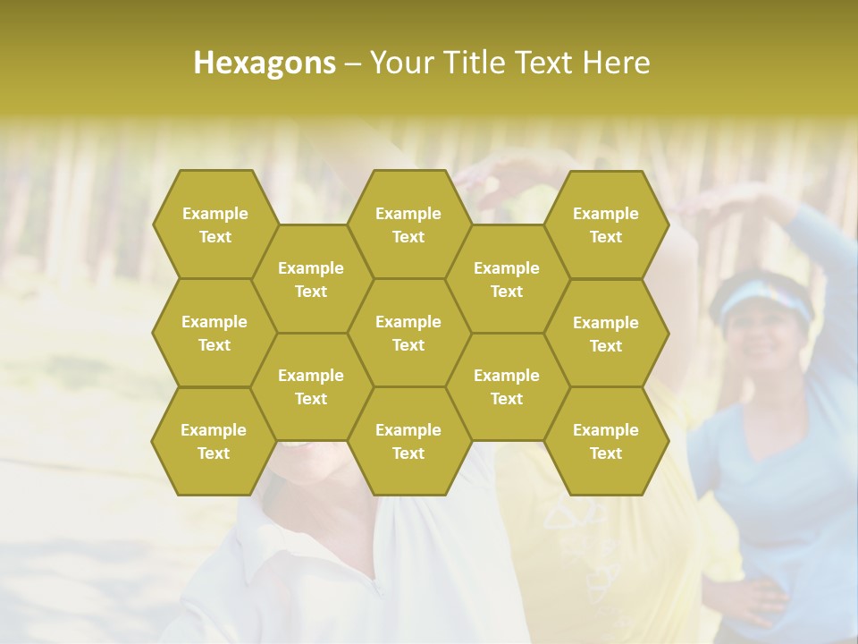 White Energetic People PowerPoint Template