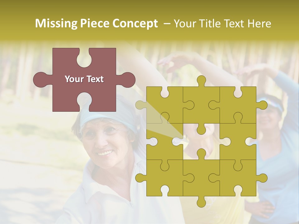 White Energetic People PowerPoint Template