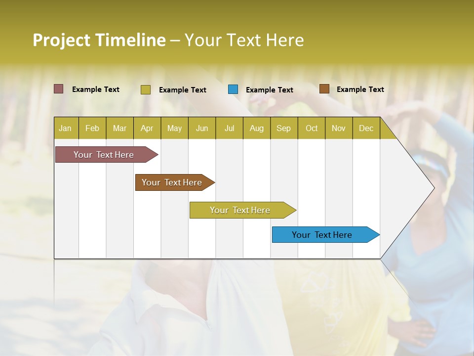 White Energetic People PowerPoint Template