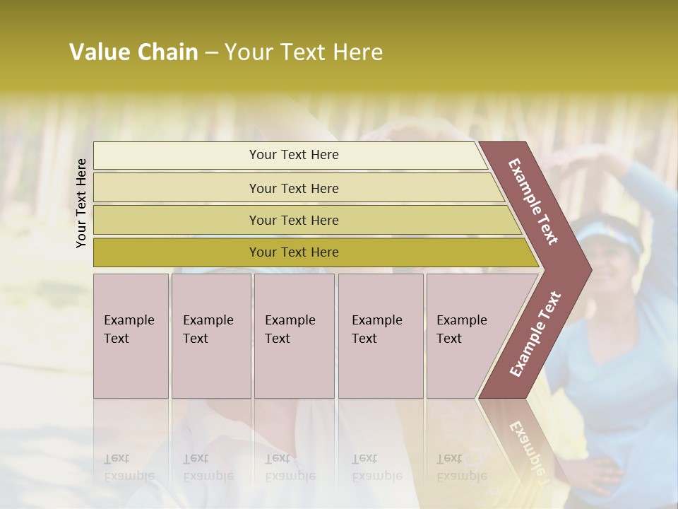 White Energetic People PowerPoint Template