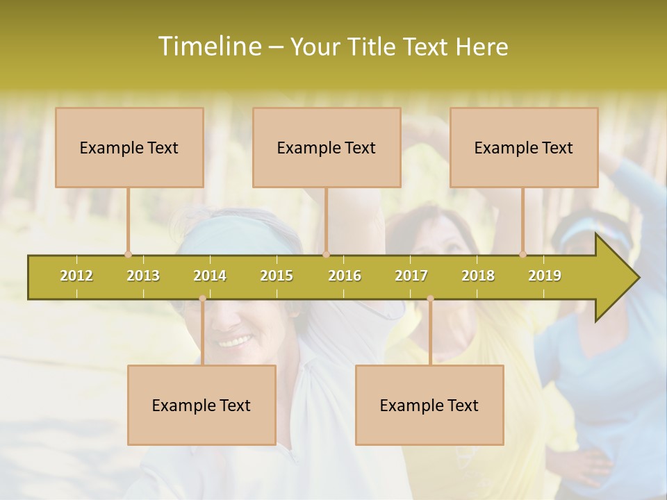 White Energetic People PowerPoint Template