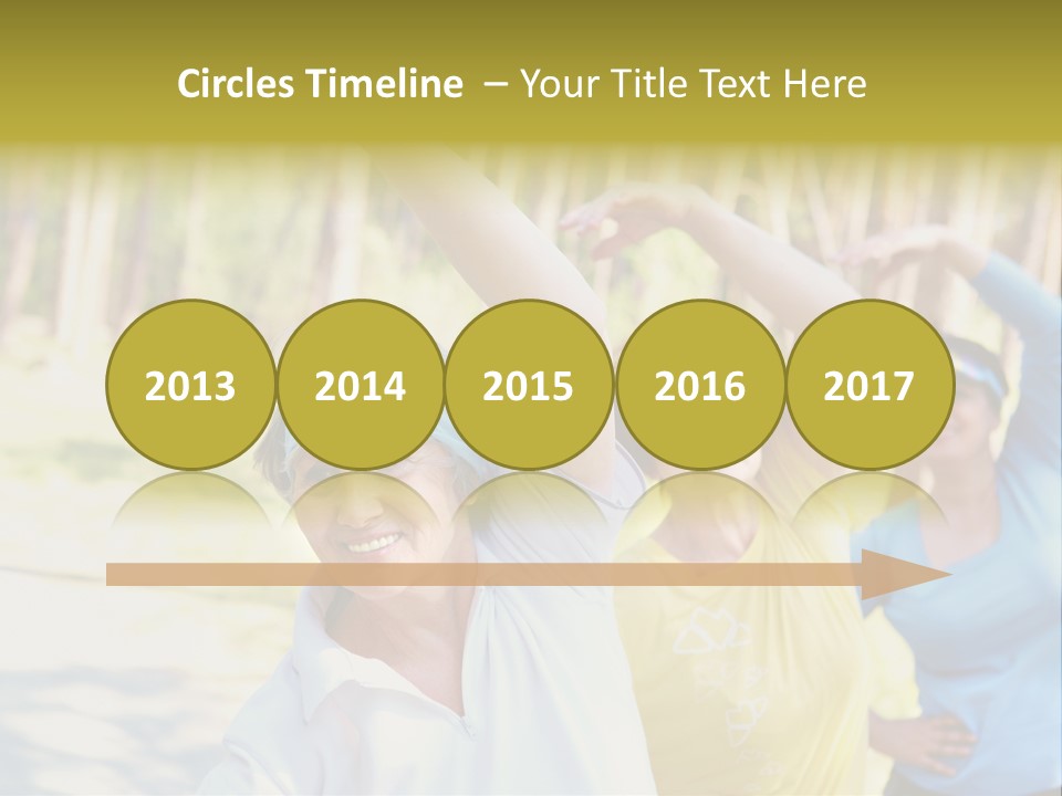 White Energetic People PowerPoint Template