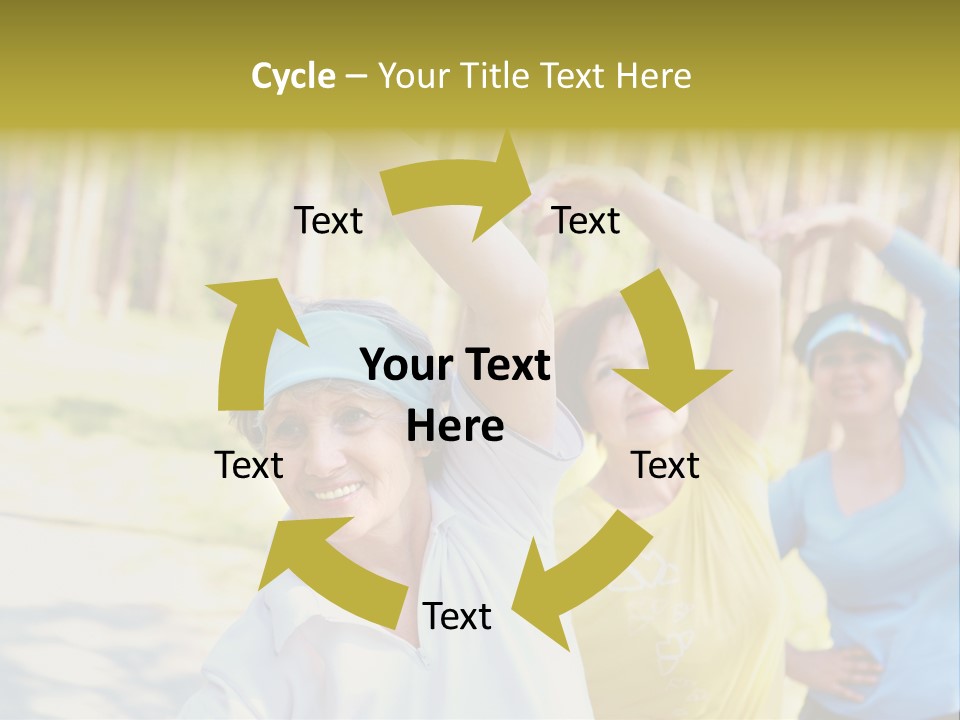 White Energetic People PowerPoint Template