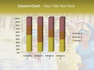 White Energetic People PowerPoint Template
