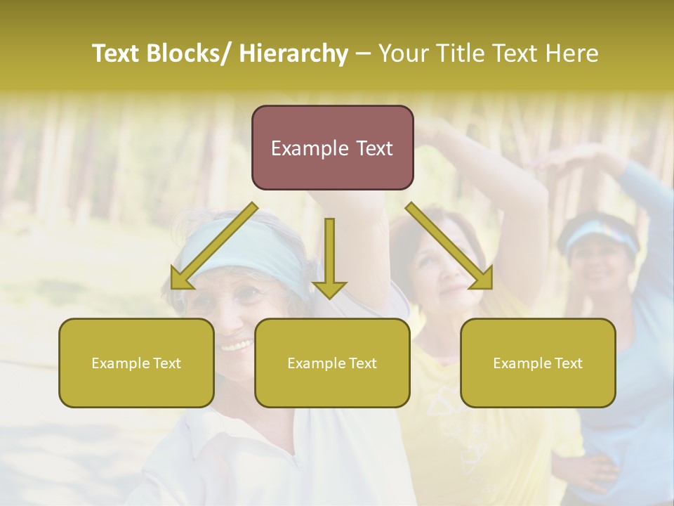 White Energetic People PowerPoint Template