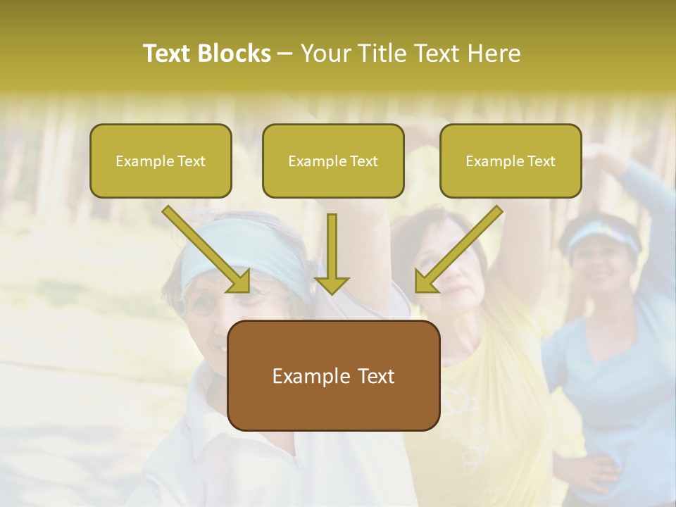 White Energetic People PowerPoint Template