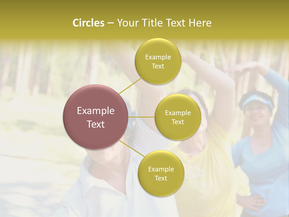 White Energetic People PowerPoint Template