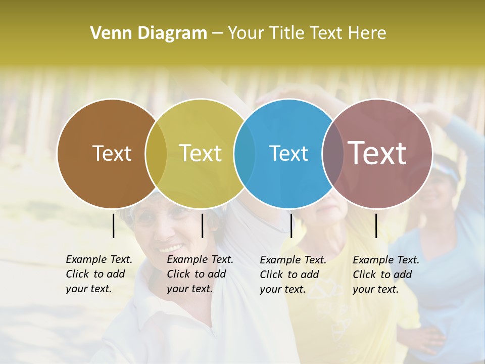 White Energetic People PowerPoint Template