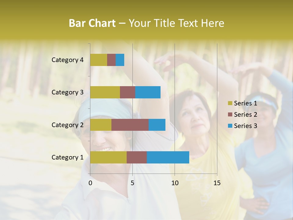 White Energetic People PowerPoint Template