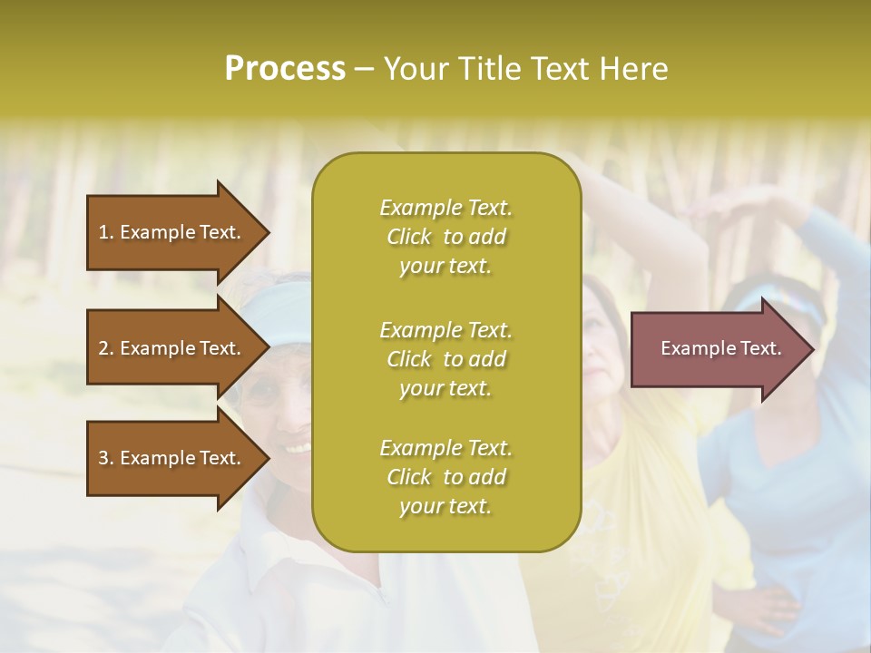 White Energetic People PowerPoint Template