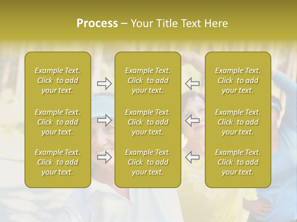 White Energetic People PowerPoint Template