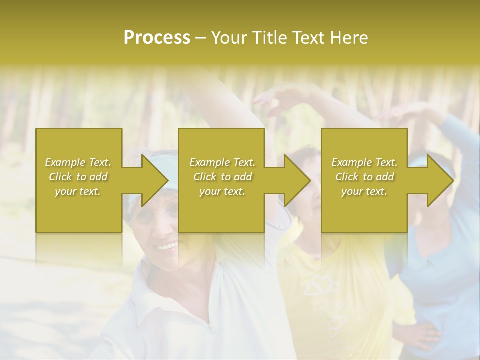 White Energetic People PowerPoint Template