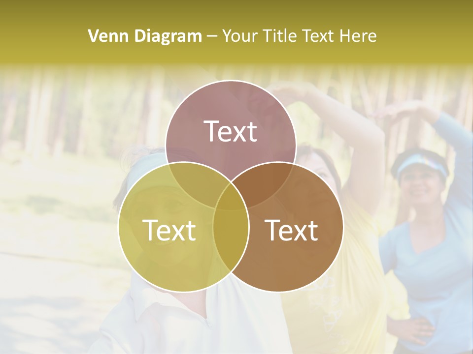 White Energetic People PowerPoint Template