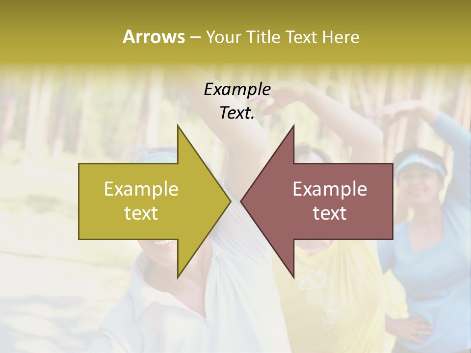 White Energetic People PowerPoint Template