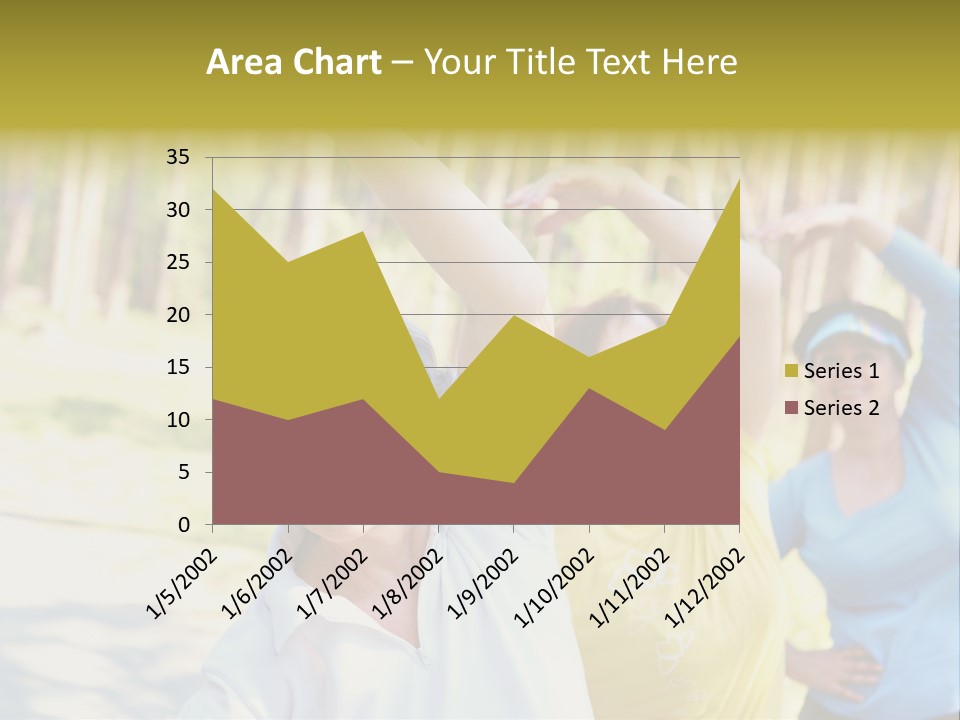 White Energetic People PowerPoint Template