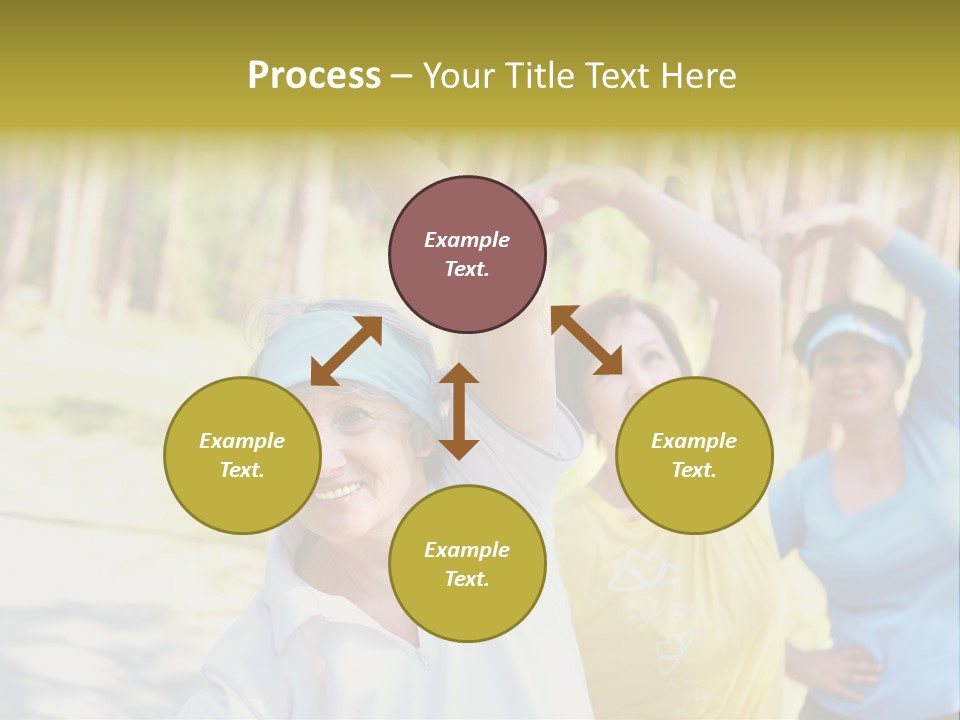 White Energetic People PowerPoint Template